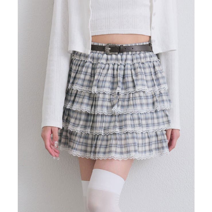 【OLIVE des OLIVE】フリフリティアードミニスカート | NICE CLAUP / OLIVE des OLIVE　OUTLET | 詳細画像13 