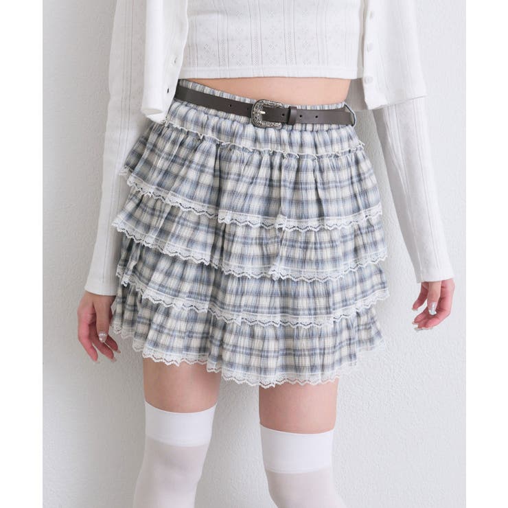 【OLIVE des OLIVE】フリフリティアードミニスカート | NICE CLAUP / OLIVE des OLIVE　OUTLET | 詳細画像14 