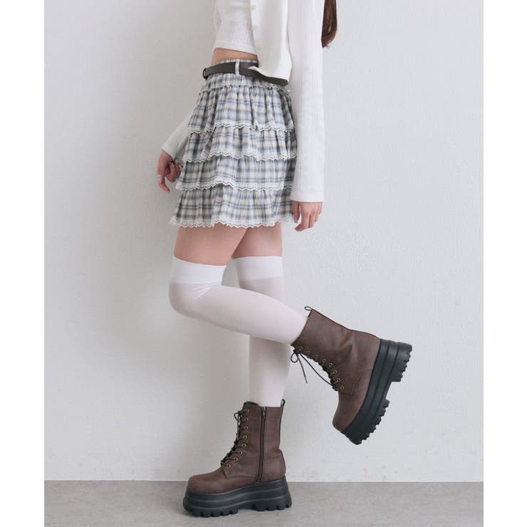 【OLIVE des OLIVE】フリフリティアードミニスカート | NICE CLAUP / OLIVE des OLIVE　OUTLET | 詳細画像17 