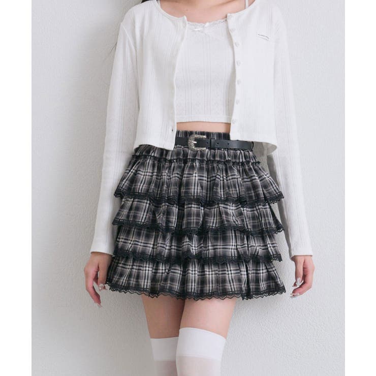 【OLIVE des OLIVE】フリフリティアードミニスカート | NICE CLAUP / OLIVE des OLIVE　OUTLET | 詳細画像19 