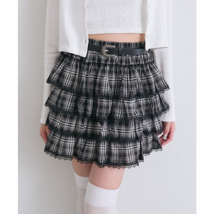 【OLIVE des OLIVE】フリフリティアードミニスカート | NICE CLAUP / OLIVE des OLIVE　OUTLET | 詳細画像20 