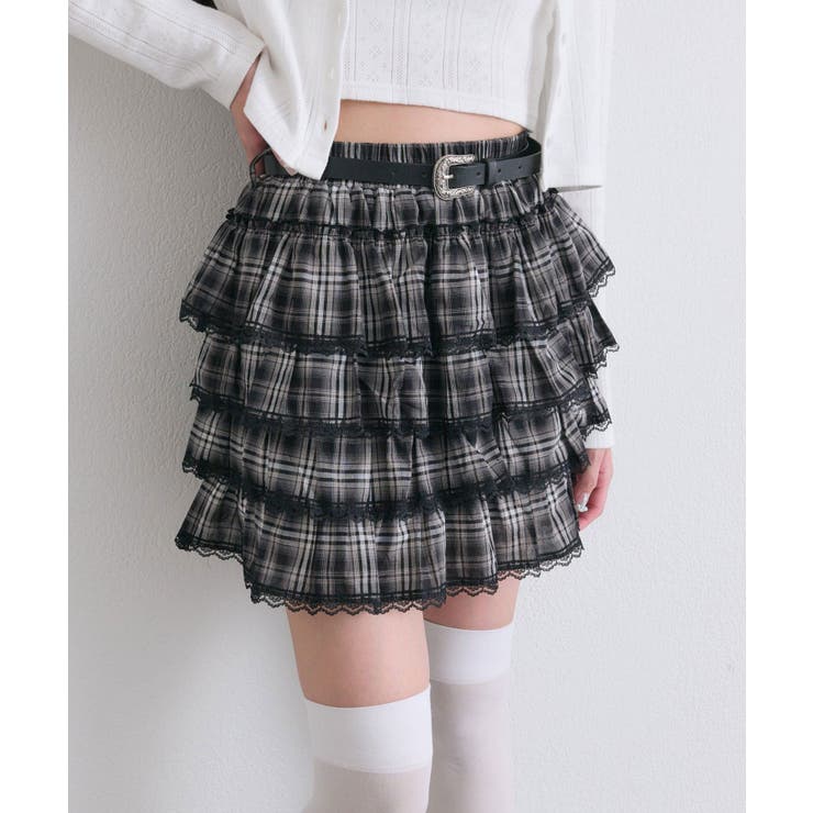【OLIVE des OLIVE】フリフリティアードミニスカート | NICE CLAUP / OLIVE des OLIVE　OUTLET | 詳細画像21 