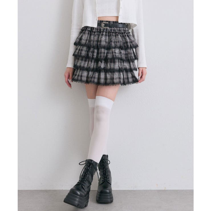 【OLIVE des OLIVE】フリフリティアードミニスカート | NICE CLAUP / OLIVE des OLIVE　OUTLET | 詳細画像22 