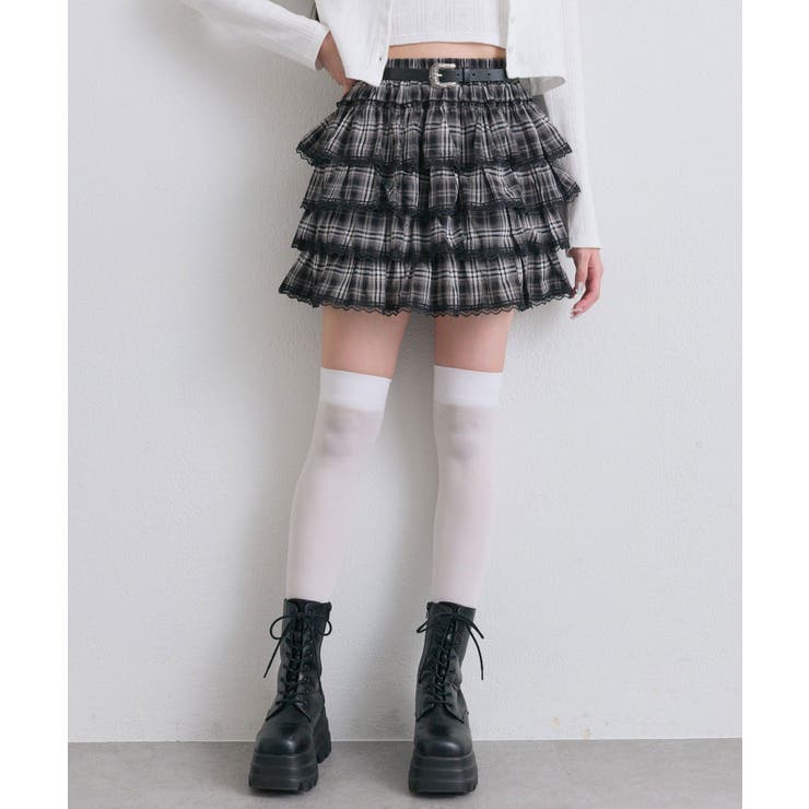 【OLIVE des OLIVE】フリフリティアードミニスカート | NICE CLAUP / OLIVE des OLIVE　OUTLET | 詳細画像23 