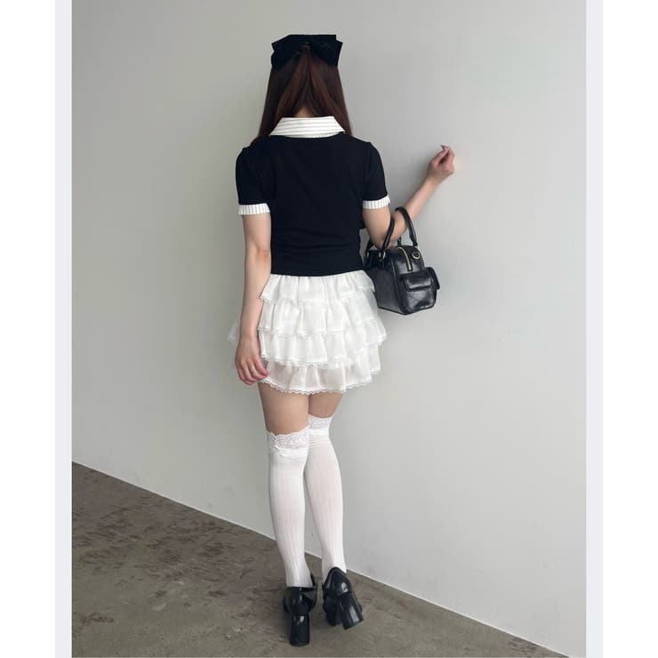 【OLIVE des OLIVE】フリフリティアードミニスカート | NICE CLAUP / OLIVE des OLIVE　OUTLET | 詳細画像33 