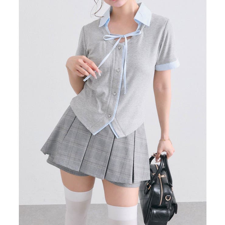 【OLIVE des OLIVE】ボックスプリーツスカパン | NICE CLAUP / OLIVE des OLIVE　OUTLET | 詳細画像16 