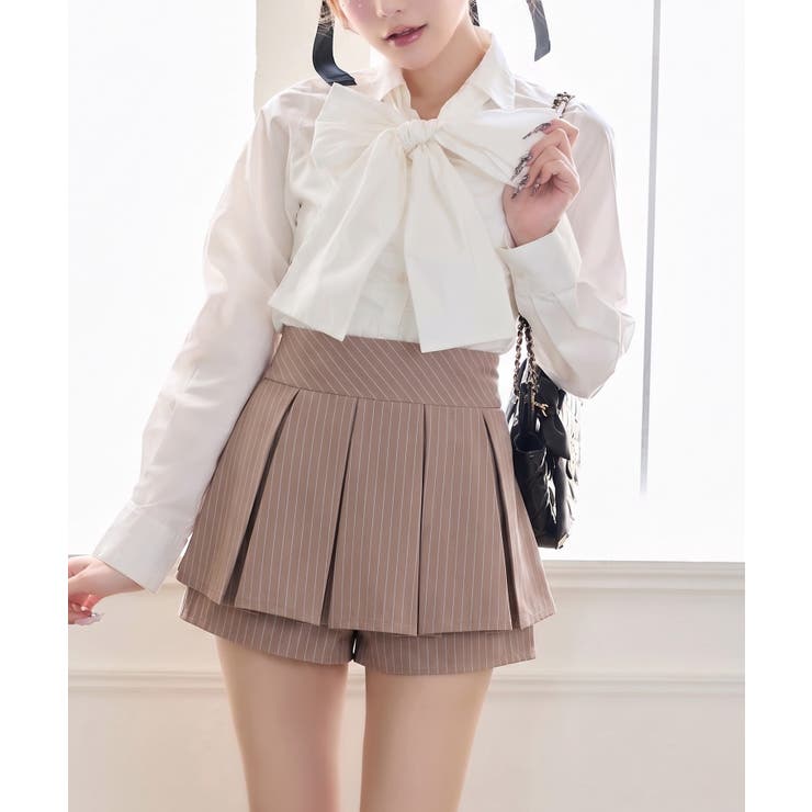 【OLIVE des OLIVE】ボックスプリーツスカパン | NICE CLAUP / OLIVE des OLIVE　OUTLET | 詳細画像3 