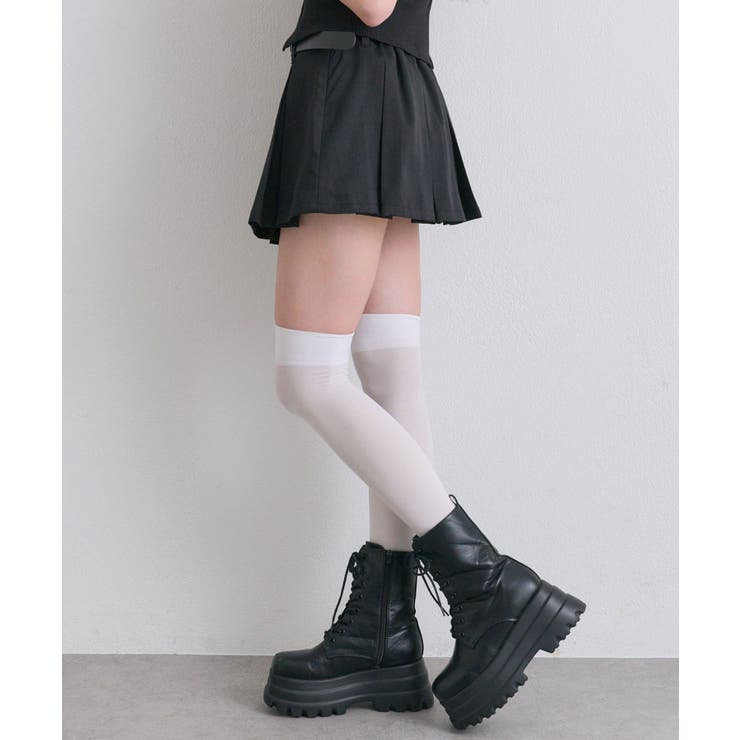 【OLIVE des OLIVE】合皮ベルト付きプリーツスカート | NICE CLAUP / OLIVE des OLIVE　OUTLET | 詳細画像17 