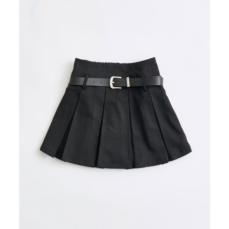 【OLIVE des OLIVE】合皮ベルト付きプリーツスカート | NICE CLAUP / OLIVE des OLIVE　OUTLET | 詳細画像15 