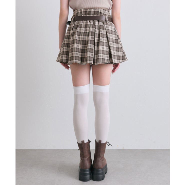 【OLIVE des OLIVE】合皮ベルト付きプリーツスカート | NICE CLAUP / OLIVE des OLIVE　OUTLET | 詳細画像22 