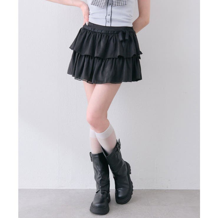 【OLIVE des OLIVE】リボンティアードスカート | NICE CLAUP / OLIVE des OLIVE　OUTLET | 詳細画像15 