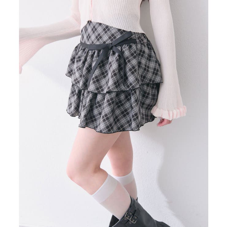 【OLIVE des OLIVE】リボンティアードスカート | NICE CLAUP / OLIVE des OLIVE　OUTLET | 詳細画像7 