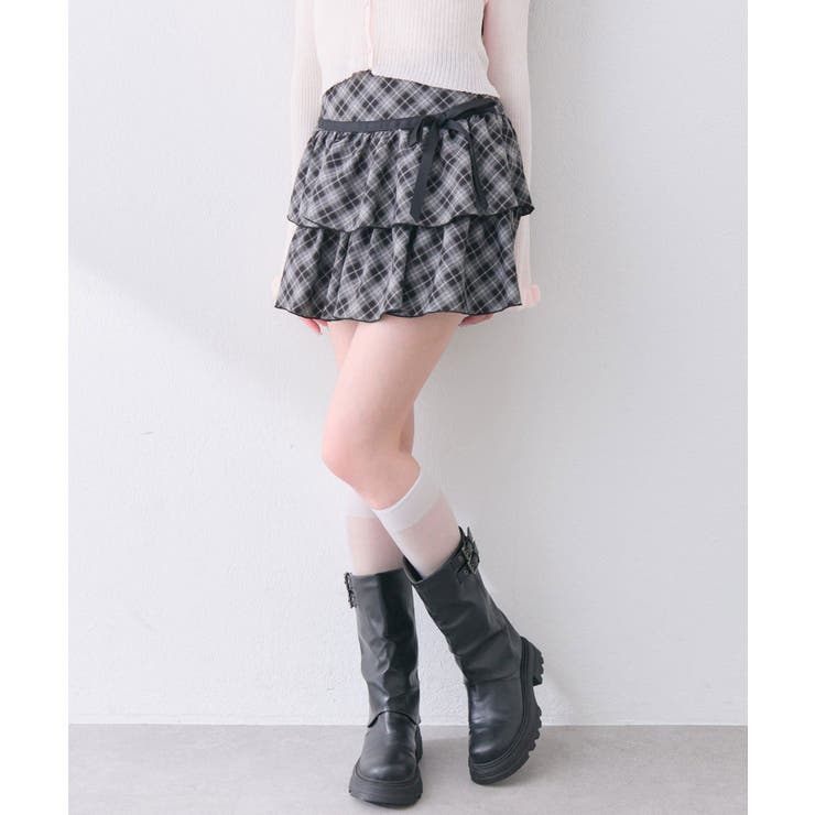 【OLIVE des OLIVE】リボンティアードスカート | NICE CLAUP / OLIVE des OLIVE　OUTLET | 詳細画像8 
