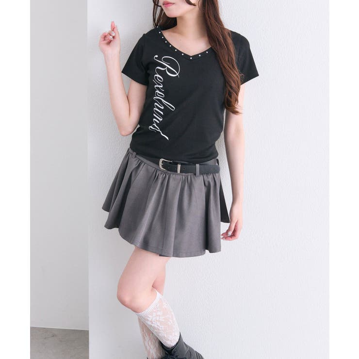 【OLIVE des OLIVE】ベルト付きタックフレアスカート | NICE CLAUP / OLIVE des OLIVE　OUTLET | 詳細画像5 