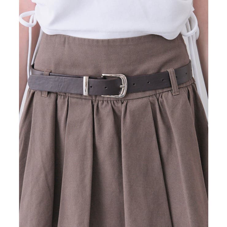 【OLIVE des OLIVE】ベルト付きタックフレアスカート | NICE CLAUP / OLIVE des OLIVE　OUTLET | 詳細画像29 