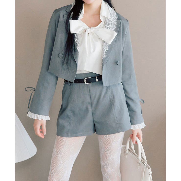 【OLIVE des OLIVE】ベルト付きショートパンツ | NICE CLAUP / OLIVE des OLIVE　OUTLET | 詳細画像2 