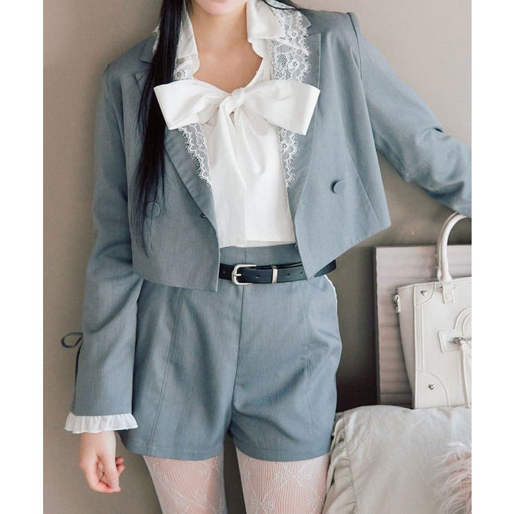 【OLIVE des OLIVE】ベルト付きショートパンツ | NICE CLAUP / OLIVE des OLIVE　OUTLET | 詳細画像4 