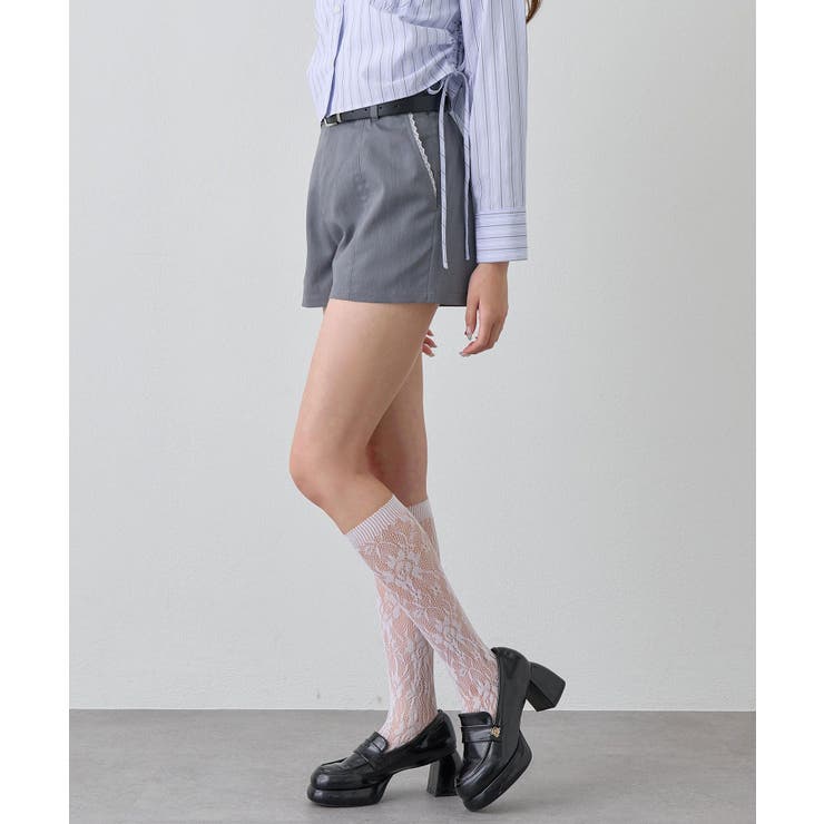 ベルト付きショートパンツ | NICE CLAUP / OLIVE des OLIVE　OUTLET | 詳細画像14 