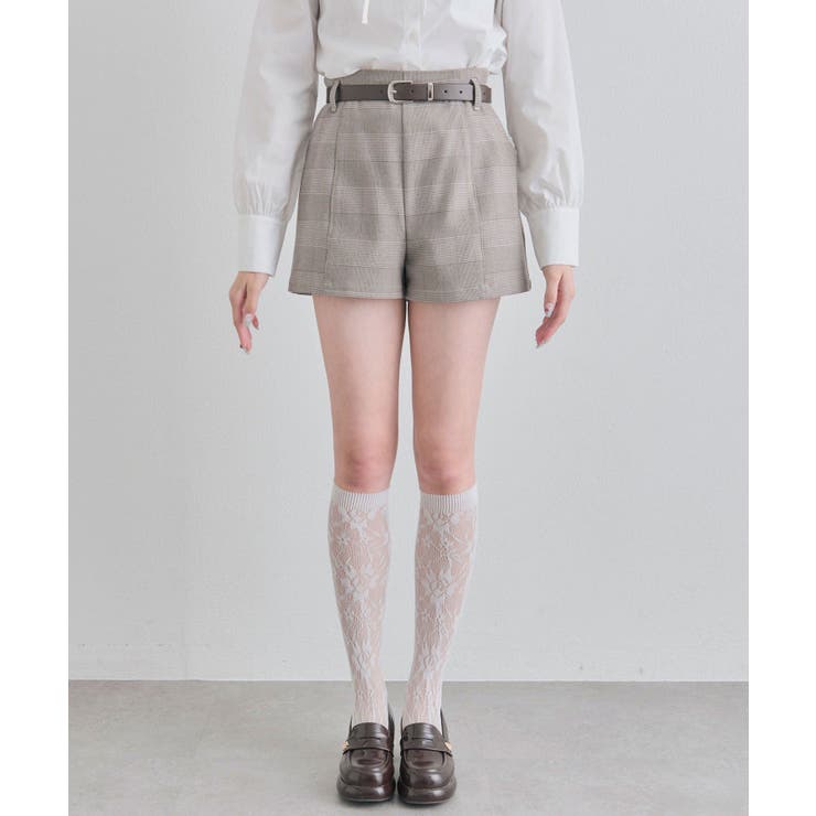ベルト付きショートパンツ | NICE CLAUP / OLIVE des OLIVE　OUTLET | 詳細画像25 