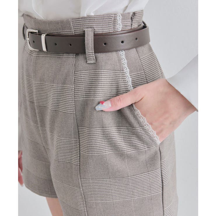 ベルト付きショートパンツ | NICE CLAUP / OLIVE des OLIVE　OUTLET | 詳細画像30 