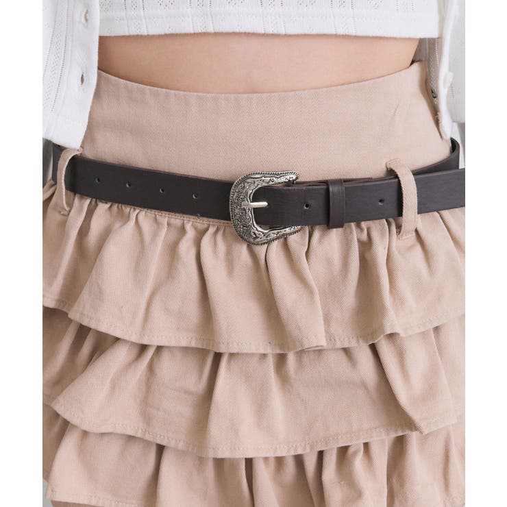 【OLIVE des OLIVE】合皮ベルト付きフリルショートパンツ | NICE CLAUP / OLIVE des OLIVE　OUTLET | 詳細画像22 