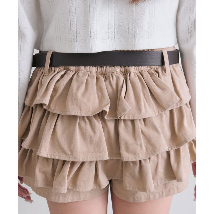 【OLIVE des OLIVE】合皮ベルト付きフリルショートパンツ | NICE CLAUP / OLIVE des OLIVE　OUTLET | 詳細画像23 