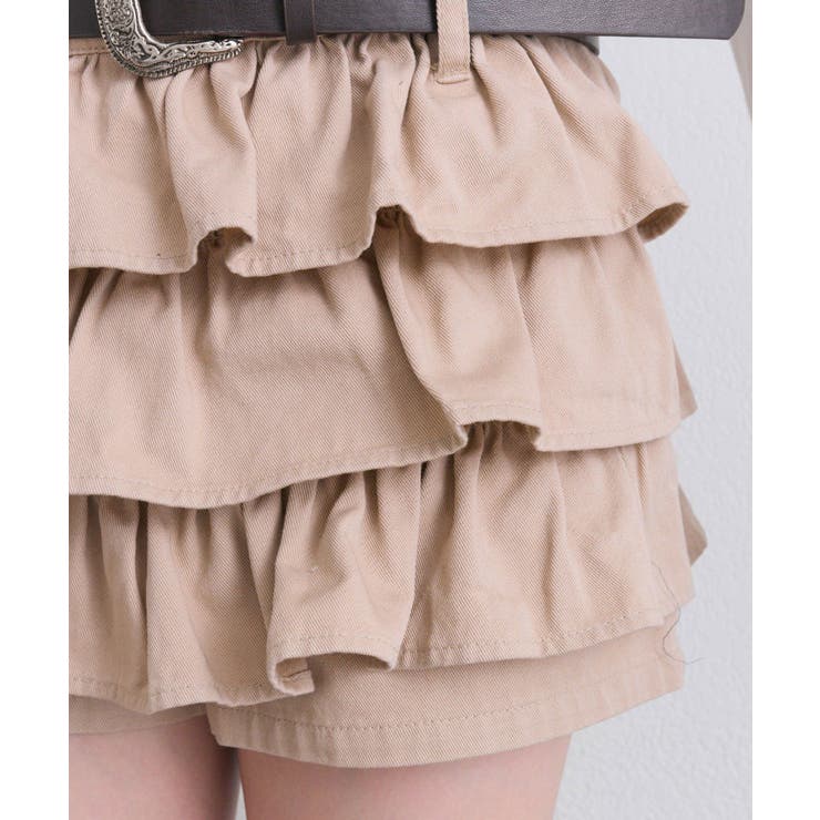 【OLIVE des OLIVE】合皮ベルト付きフリルショートパンツ | NICE CLAUP / OLIVE des OLIVE　OUTLET | 詳細画像24 