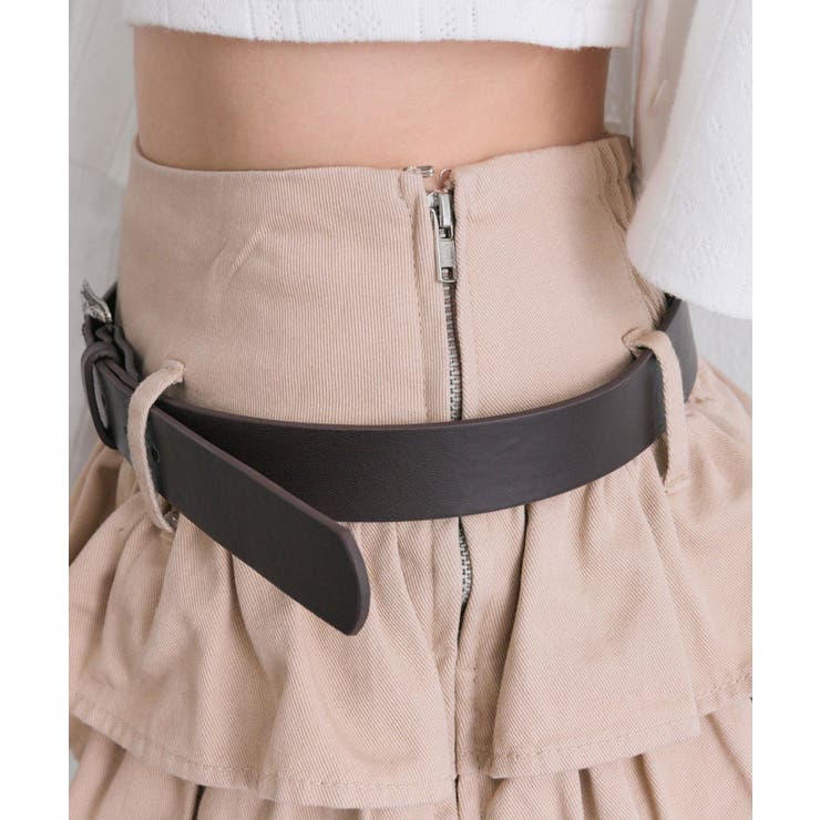 【OLIVE des OLIVE】合皮ベルト付きフリルショートパンツ | NICE CLAUP / OLIVE des OLIVE　OUTLET | 詳細画像25 