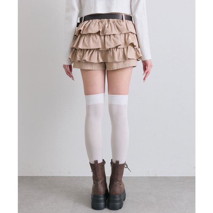 【OLIVE des OLIVE】合皮ベルト付きフリルショートパンツ | NICE CLAUP / OLIVE des OLIVE　OUTLET | 詳細画像21 