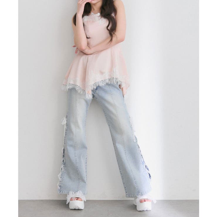 【OLIVE des OLIVE】アシメキャミチュニック | NICE CLAUP / OLIVE des OLIVE　OUTLET | 詳細画像11 