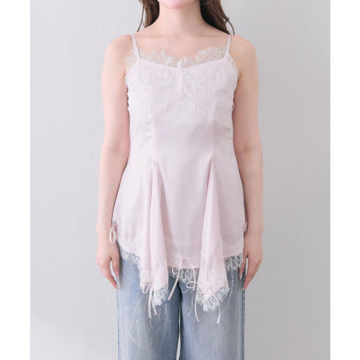 【OLIVE des OLIVE】裾リボンキャミチュニック | NICE CLAUP / OLIVE des OLIVE　OUTLET | 詳細画像15 