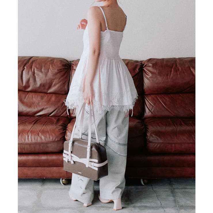 【OLIVE des OLIVE】裾リボンキャミチュニック | NICE CLAUP / OLIVE des OLIVE　OUTLET | 詳細画像14 