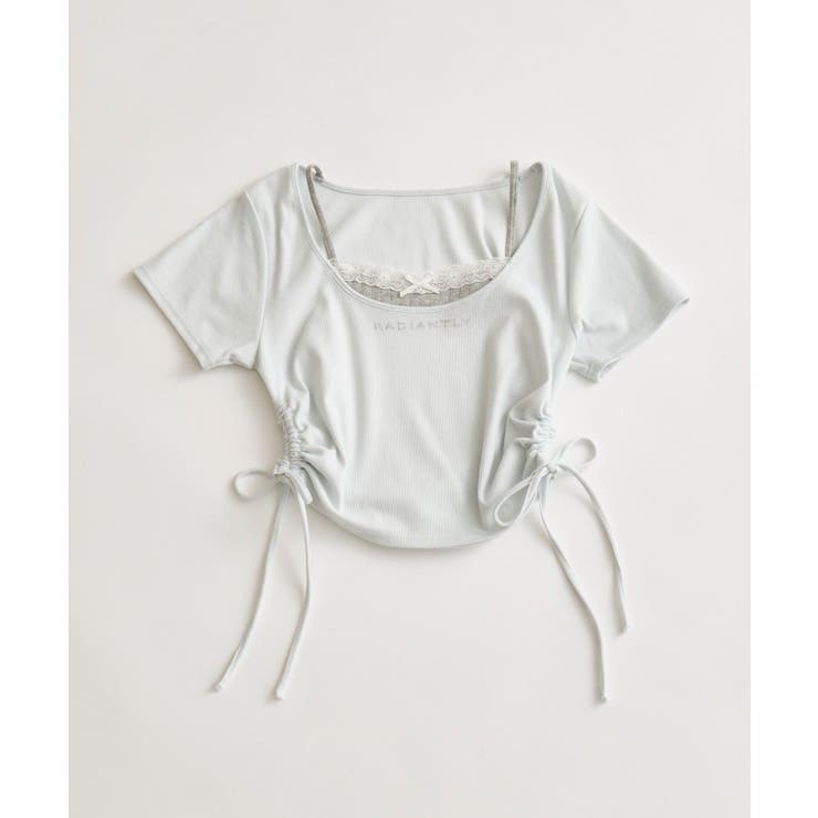 【OLIVE des OLIVE】レイヤード風ドロストTシャツ | NICE CLAUP / OLIVE des OLIVE　OUTLET | 詳細画像18 