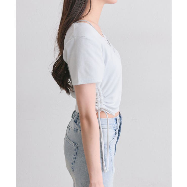 【OLIVE des OLIVE】レイヤード風ドロストTシャツ | NICE CLAUP / OLIVE des OLIVE　OUTLET | 詳細画像33 