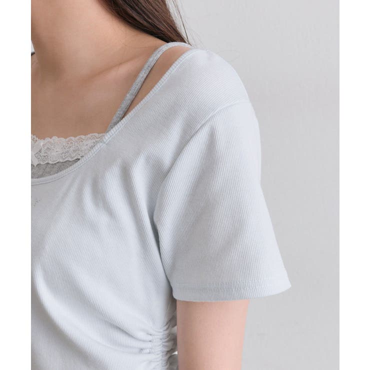 【OLIVE des OLIVE】レイヤード風ドロストTシャツ | NICE CLAUP / OLIVE des OLIVE　OUTLET | 詳細画像38 