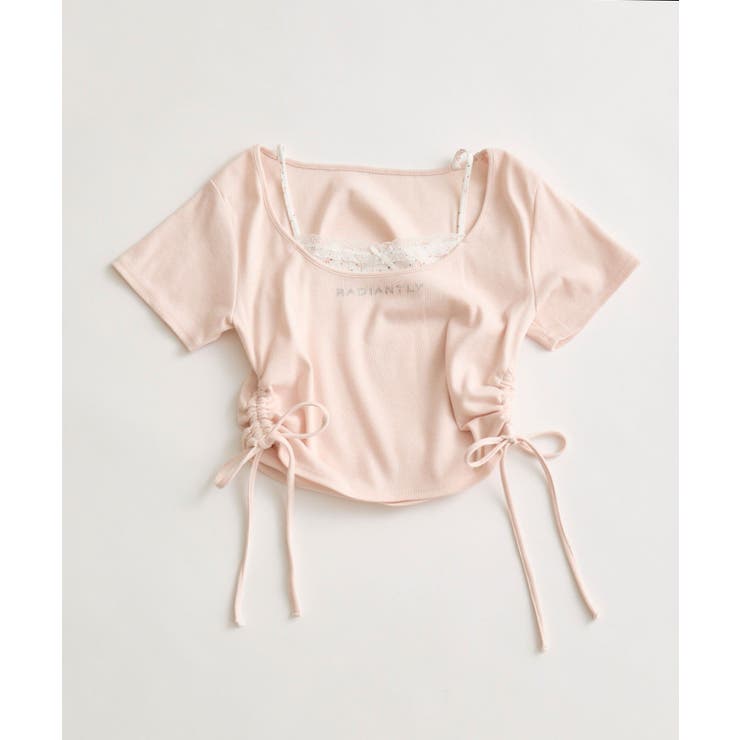 【OLIVE des OLIVE】レイヤード風ドロストTシャツ | NICE CLAUP / OLIVE des OLIVE　OUTLET | 詳細画像10 