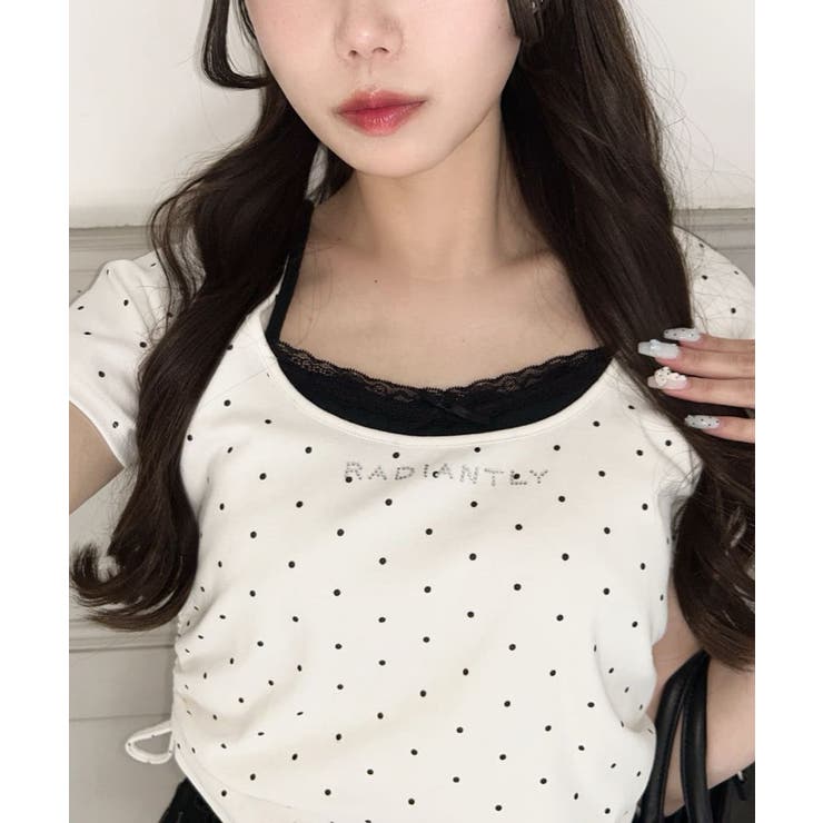【OLIVE des OLIVE】レイヤード風ドロストTシャツ | NICE CLAUP / OLIVE des OLIVE　OUTLET | 詳細画像42 