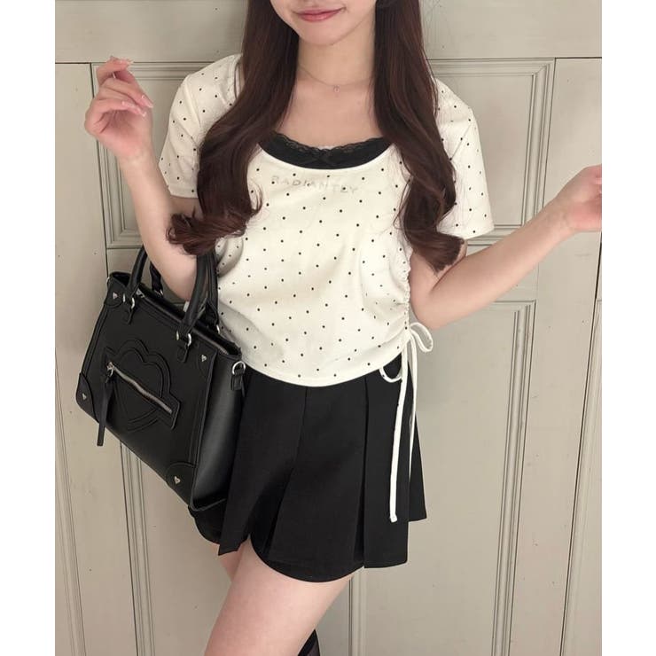 【OLIVE des OLIVE】レイヤード風ドロストTシャツ | NICE CLAUP / OLIVE des OLIVE　OUTLET | 詳細画像44 
