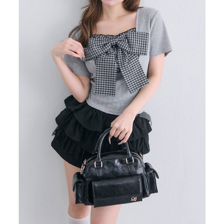 【OLIVE des OLIVE】リボン映え半袖トップス | NICE CLAUP / OLIVE des OLIVE　OUTLET | 詳細画像23 