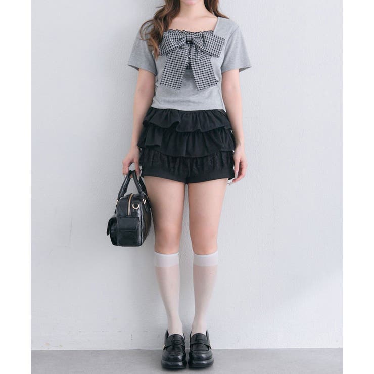 【OLIVE des OLIVE】リボン映え半袖トップス | NICE CLAUP / OLIVE des OLIVE　OUTLET | 詳細画像24 