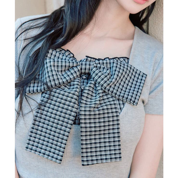【OLIVE des OLIVE】リボン映え半袖トップス | NICE CLAUP / OLIVE des OLIVE　OUTLET | 詳細画像18 