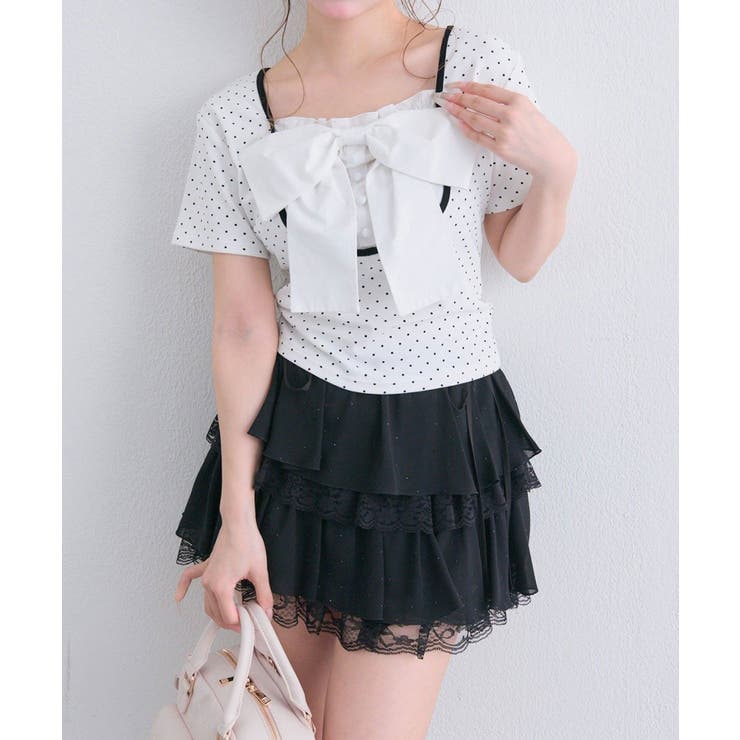 【OLIVE des OLIVE】リボン映え半袖トップス | NICE CLAUP / OLIVE des OLIVE　OUTLET | 詳細画像33 