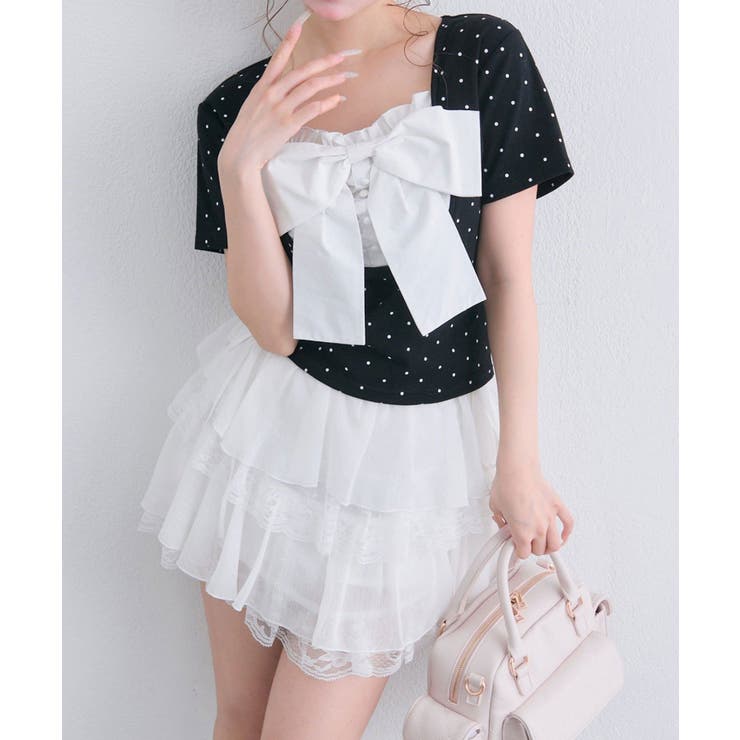 【OLIVE des OLIVE】リボン映え半袖トップス | NICE CLAUP / OLIVE des OLIVE　OUTLET | 詳細画像29 