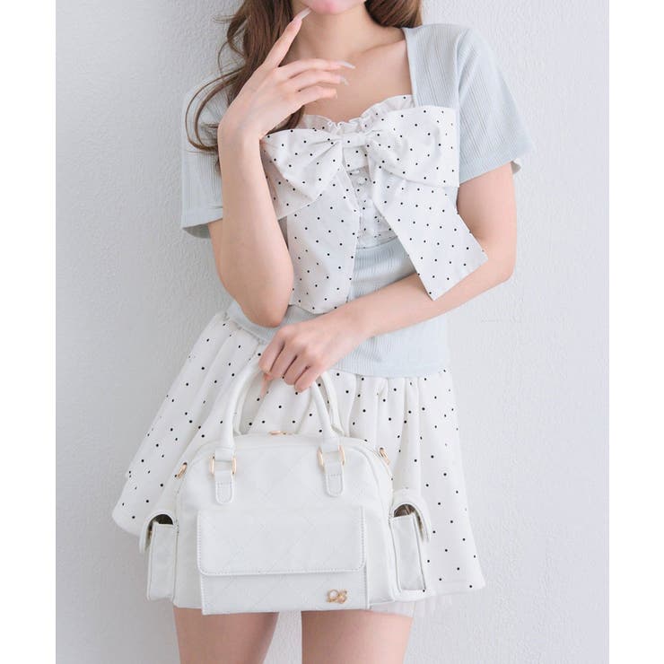 【OLIVE des OLIVE】リボン映え半袖トップス | NICE CLAUP / OLIVE des OLIVE　OUTLET | 詳細画像12 