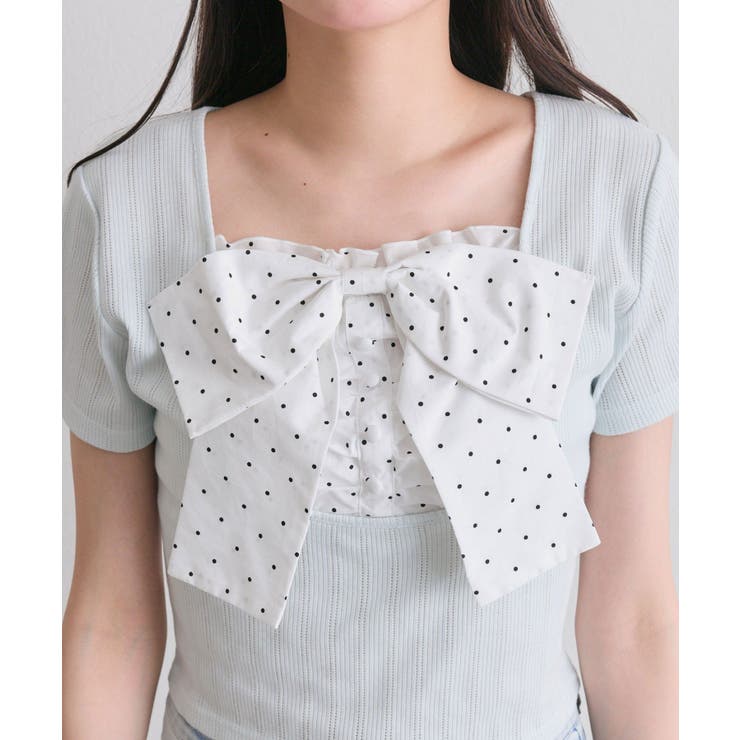 【OLIVE des OLIVE】リボン映え半袖トップス | NICE CLAUP / OLIVE des OLIVE　OUTLET | 詳細画像40 