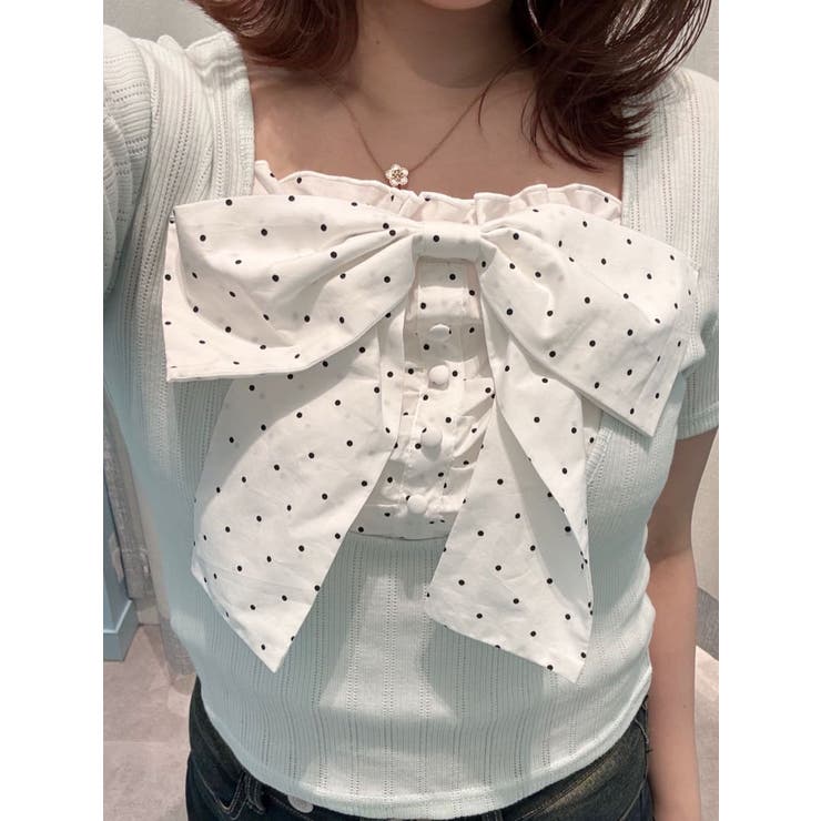 【OLIVE des OLIVE】リボン映え半袖トップス | NICE CLAUP / OLIVE des OLIVE　OUTLET | 詳細画像68 