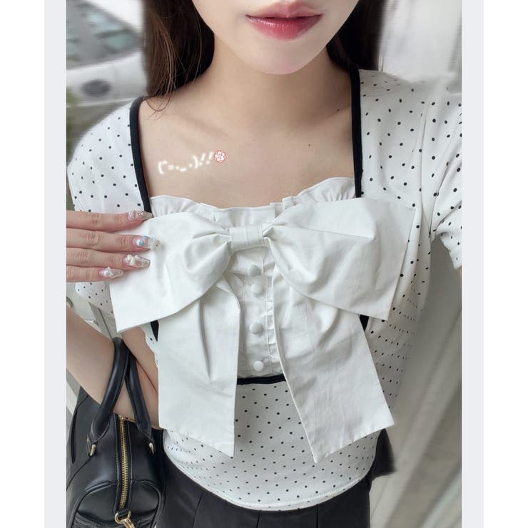 【OLIVE des OLIVE】リボン映え半袖トップス | NICE CLAUP / OLIVE des OLIVE　OUTLET | 詳細画像74 