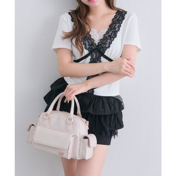 【OLIVE des OLIVE】レース半袖トップス | NICE CLAUP / OLIVE des OLIVE　OUTLET | 詳細画像4 