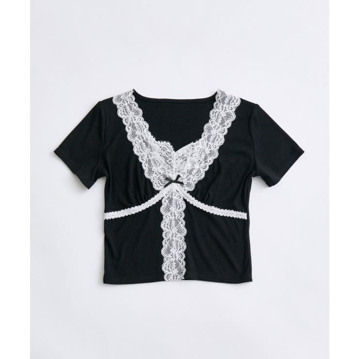 【OLIVE des OLIVE】レース半袖トップス | NICE CLAUP / OLIVE des OLIVE　OUTLET | 詳細画像10 