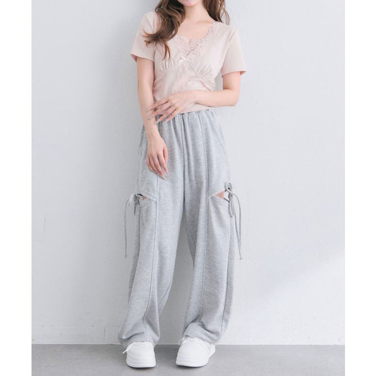 【OLIVE des OLIVE】レース半袖トップス | NICE CLAUP / OLIVE des OLIVE　OUTLET | 詳細画像9 